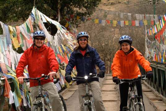 Bhutan biking