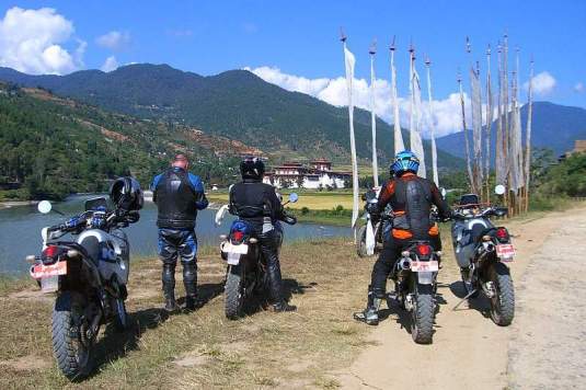 Bhutan biking trip